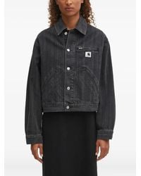 Carhartt - Giacca Denim Con Zip - Lyst