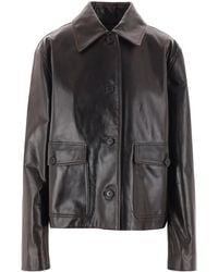 Loewe - レザージャケット - Lyst