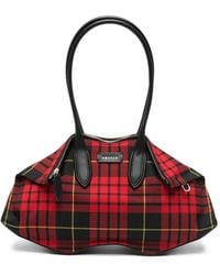 McQueen - Manta Schultertasche Mit Schottenkaro - Lyst