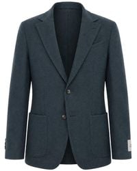 Corneliani - Single-Breasted Patch-Pocket Blazer - Lyst