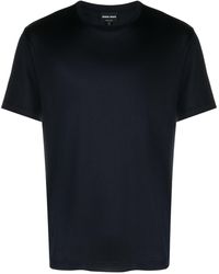 Giorgio Armani - Crew-neck Cotton T-shirt - Lyst