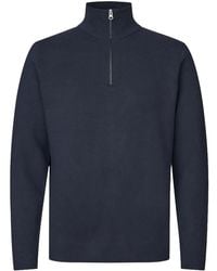 Samsøe & Samsøe - High-Neck Zip-Up Sweater - Lyst