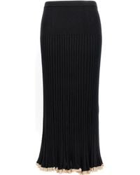 Proenza Schouler - Ribbed-knit Midi Skirt - Lyst