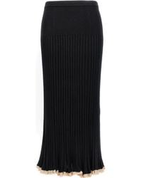 Proenza Schouler - Ribbed-knit Midi Skirt - Lyst