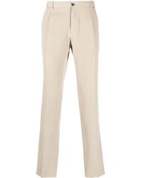 PT Torino - Pressed-crease Straight Trousers - Lyst