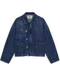 MSGM - Veste En Jean À Poches Plaquées - Lyst