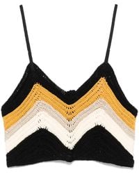forte_forte - Crochet-Knit Crop Top - Lyst