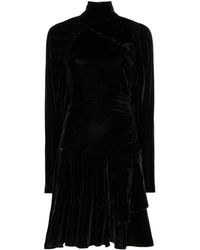 ROTATE BIRGER CHRISTENSEN Fluwelen Jurk - Zwart