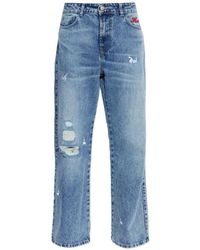 Carne Bollente - Embroidered-Detail Jeans - Lyst