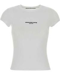 Alexander Wang - Logo-Print T-Shirt - Lyst