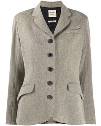 Hermès Blazer à motif zig-zag pre-owned (années 1990) - Multicolore