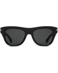 Burberry - Zonnebril Met Vierkant Montuur En Logo Bar - Lyst