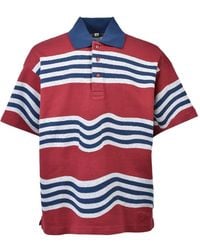 Martine Rose - Ego Ss Striped Polo Shirt - Lyst