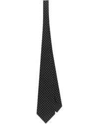Dolce & Gabbana - Crêpe De Chine Polka Dot-Tie - Lyst