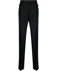 Tom Ford - Mid-Rise Tapered Trousers - Lyst