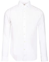 Al Duca d'Aosta - Spread-Collar Button-Down Linen Shirt - Lyst