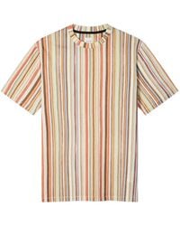 Paul Smith - Striped Short-Sleeves T-Shirt - Lyst