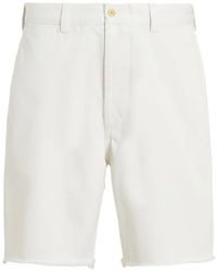 Polo Ralph Lauren - Frayed-Hem Denim Shorts - Lyst