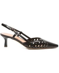 Julie Dee - Woven Slingback Pumps - Lyst