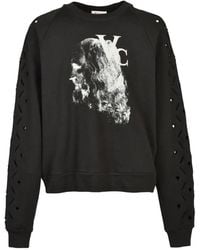 MASU - Heart Hole Graphic-Print Sweatshirt - Lyst