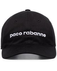 Rabanne - Logo Print Cap Black - Lyst