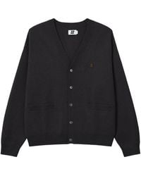 Izzue - Logo-Patch V-Neck Cardigan - Lyst