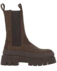 COPENHAGEN - Nubuck Leather Chelsea Boots - Lyst