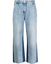 Karl Lagerfeld - Mid-rise Cropped-leg Jeans - Lyst