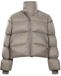 Rick Owens - Quilted Funnel-Neck Jacket - Lyst