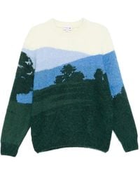 Lacoste - Multicolored Crew-Neck Sweater - Lyst