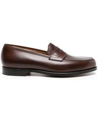 Crockett & Jones - Grantham 2 Almond-toe Leather Loafers - Lyst