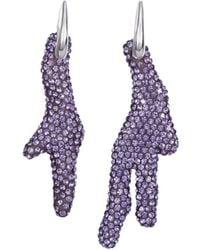 Tory Burch - Ohrringe Mit Kristallen - Lyst