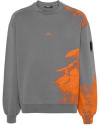 A_COLD_WALL* - Sweatshirt mit Pinselstrich-Print - Lyst