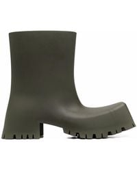 Balenciaga - Block-heel Ankle Boots - Lyst
