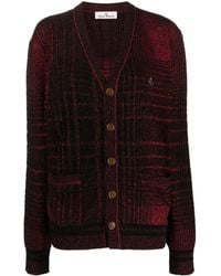 Vivienne Westwood - Orb-embroidered Knitted Cardigan - Lyst