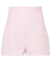 ALESSANDRO VIGILANTE - Bouclé Mini Shorts - Lyst