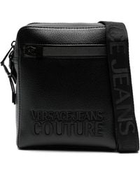 Versace Jeans Couture - Logo-Lettering Crossbody Bag - Lyst