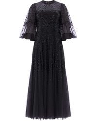Needle & Thread - Robe Longue À Ornements De Sequins - Lyst