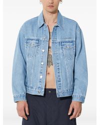 A Bathing Ape - Star-Detail Denim Jacket - Lyst