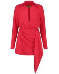 GAUGE81 - Gravia Asymmetric Mini Dress - Lyst