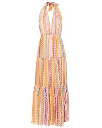 Missoni - Zigzag-print Halterneck Dress - Lyst