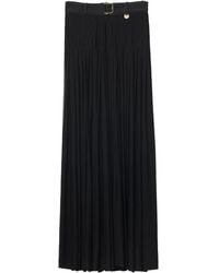 Burberry - Maxi-Plooirok - Lyst