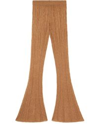 Alanui - Desert Drift Cable-Knit Trousers - Lyst