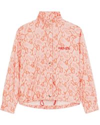 KENZO - Python-Pattern Zip Jacket - Lyst