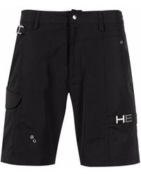 HELIOT EMIL - Pantalones cortos cargo con letras del logo - Lyst