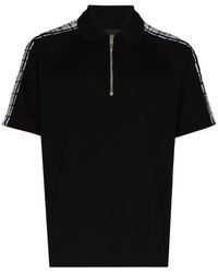 Givenchy - 4g Half-zip Polo Shirt - Lyst