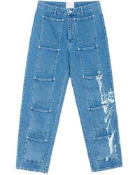 Lourdes - Patch-Pocket Jeans - Lyst