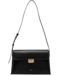 A.P.C. - Simone Foldover-Top Buckle-Fastening Shoulder Bag - Lyst