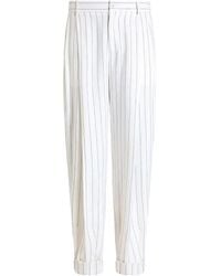 Dolce & Gabbana - Striped Tailored Trousers - Lyst