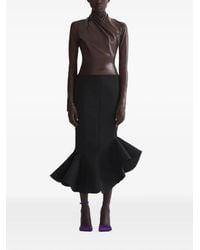 Mugler - Latex Scarf Bodysuit - Lyst
